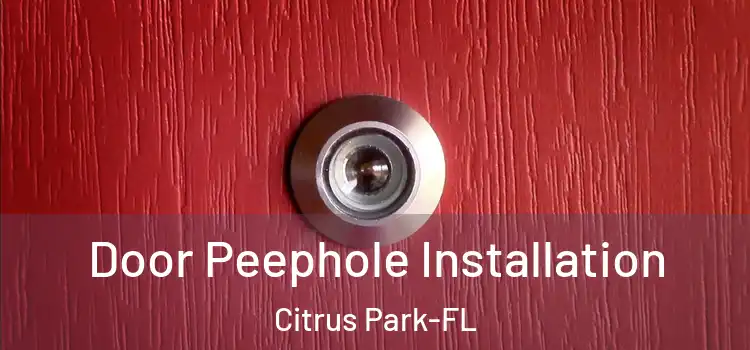 Door Peephole Installation Citrus Park-FL